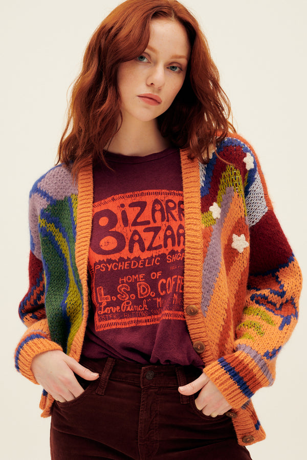 Mother Denim The Button Cardigan Good Trip