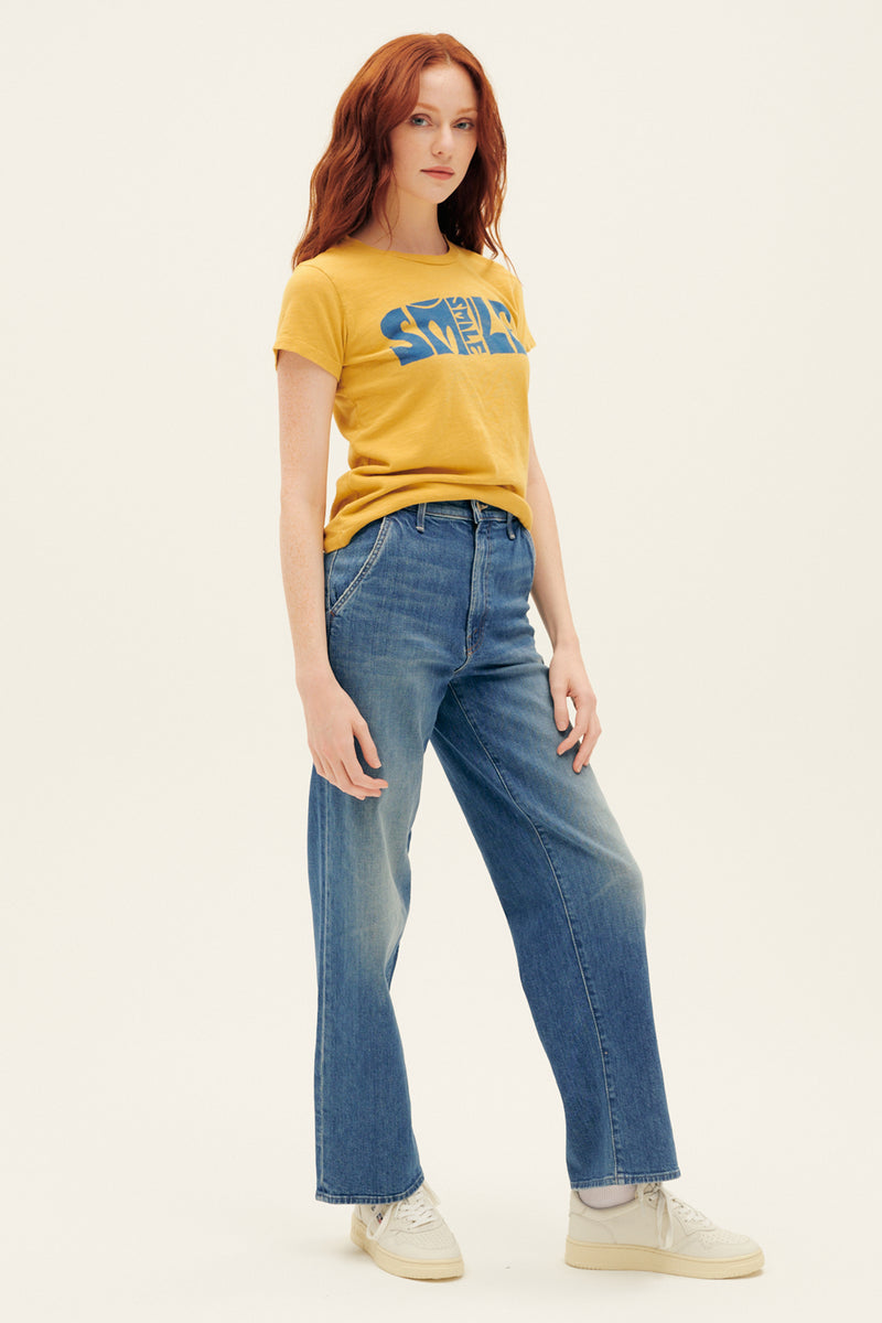 Mother High Waisted Spinner Prep Skimp Flashback Denim
