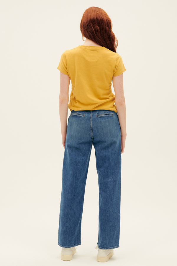 Mother High Waisted Spinner Prep Skimp Flashback Denim