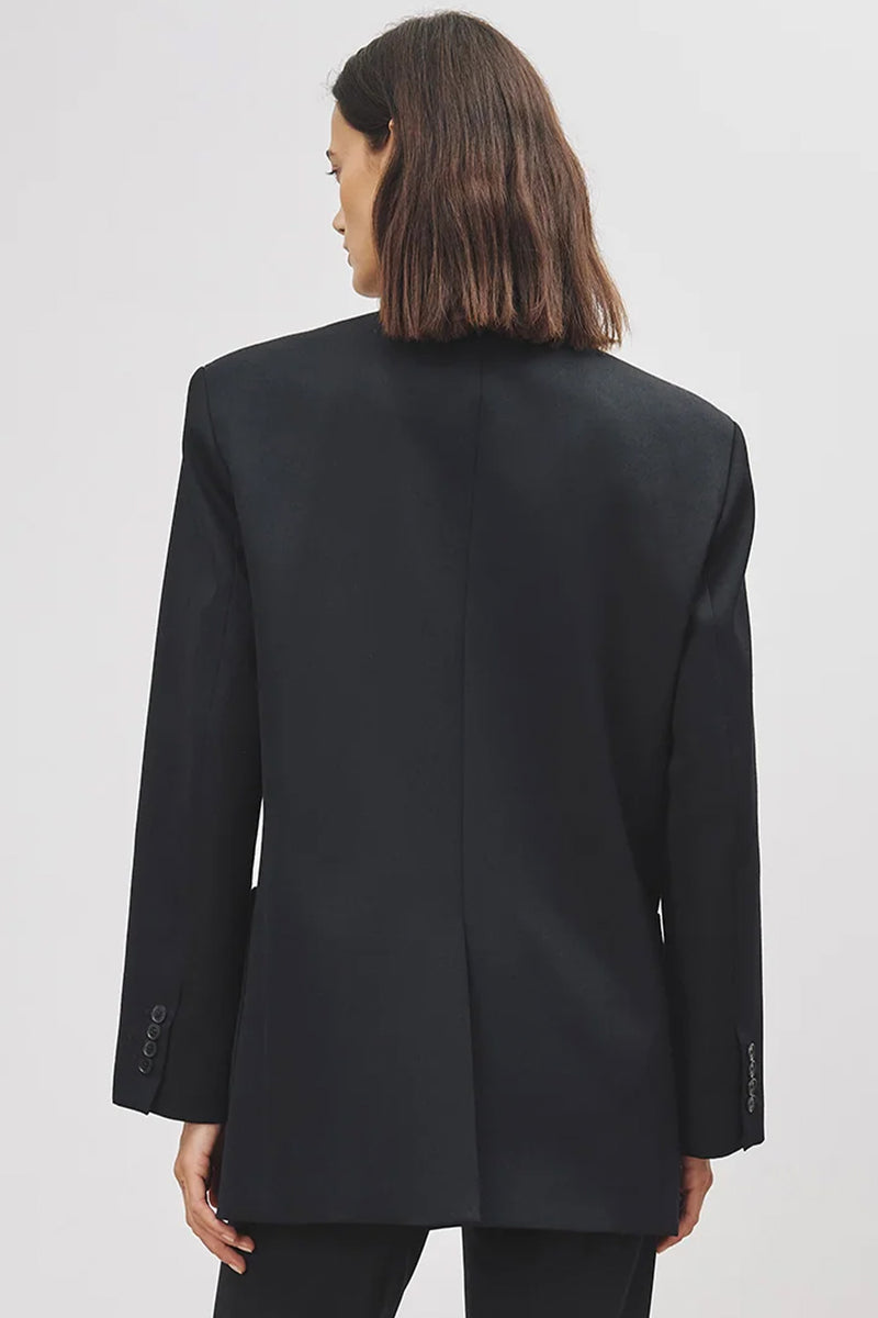 NILI LOTAN Gael Boyfriend Jacket in Black