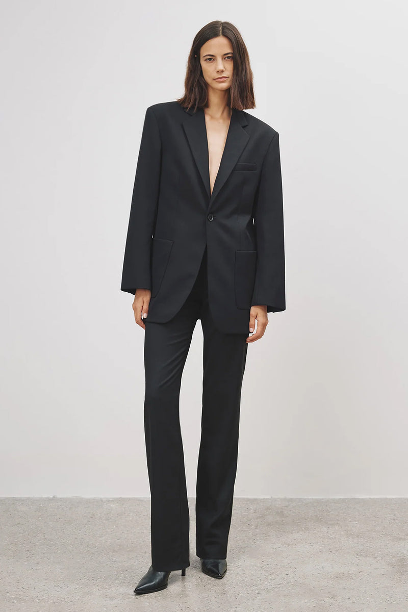 NILI LOTAN Gael Boyfriend Jacket in Black