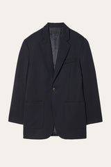 NILI LOTAN Gael Boyfriend Jacket in Dark Navy