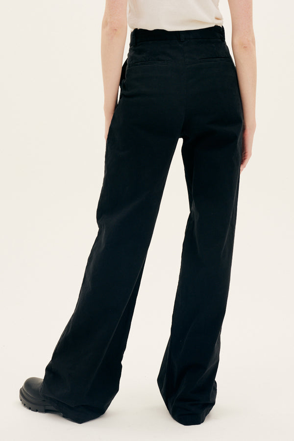 Flavie Pant in Jet Black