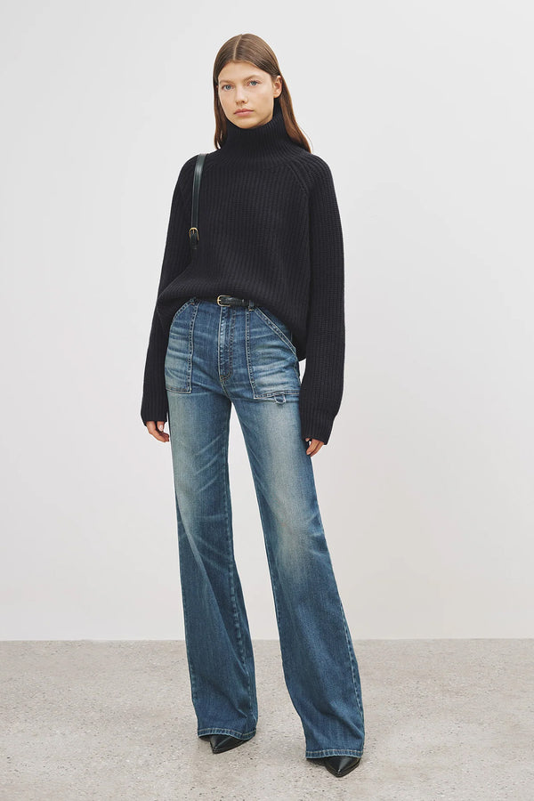 NILI LOTAN Quentin Jean in Classic Wash