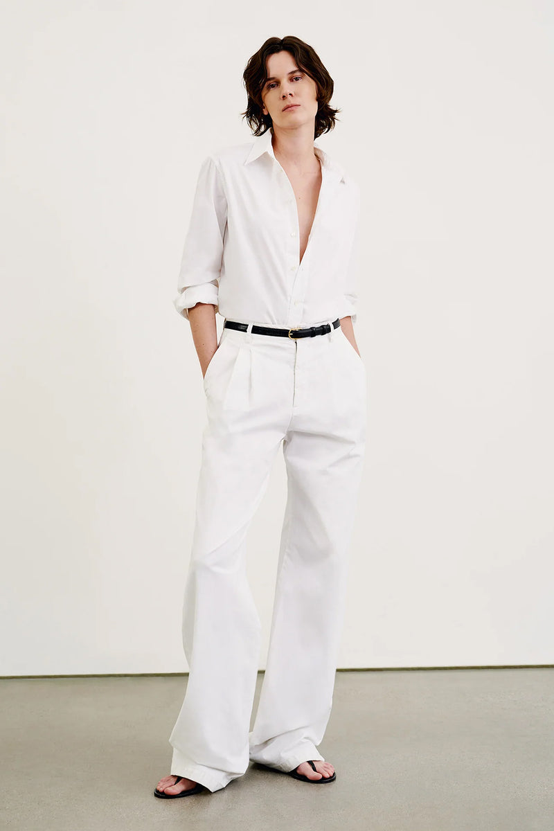 Nili Lotan Flavie Pant in White
