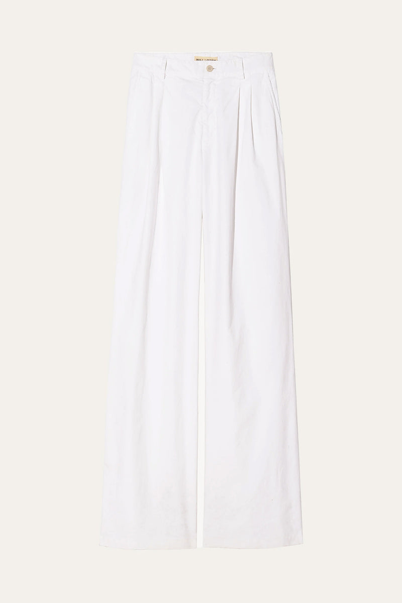 Nili Lotan Flavie Pant in White