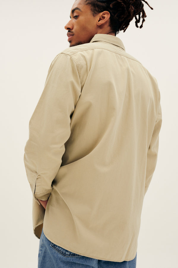 Cotton Twill Vintage Fit Work Shirt