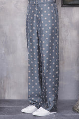 Officine Générale Nash Pants in Silk Tie Print