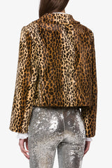 PHILOSOPHY Leopard Print Short Jacket