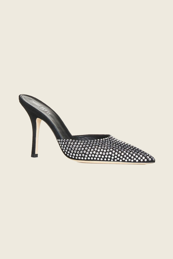 Paris Texas Hollywood Mule Black Diamond