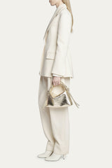 Proenza Schouler Mini Drawstring Bag-Light Gold