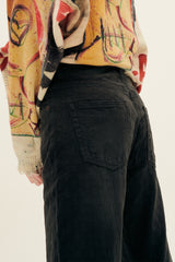 R13 Boyfriend Jean Shadow Checkerboard