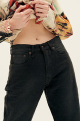 R13 Boyfriend Jean Shadow Checkerboard