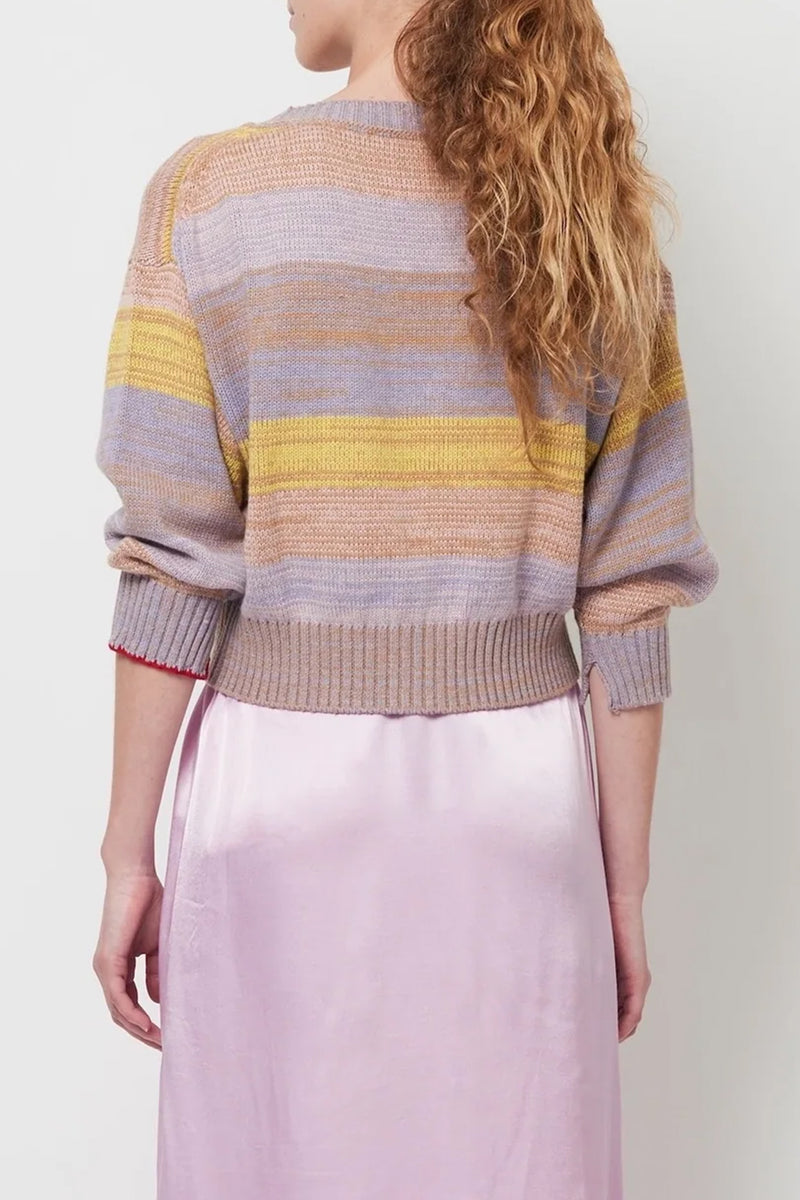 Kirstie Cardigan Yellow Lavender