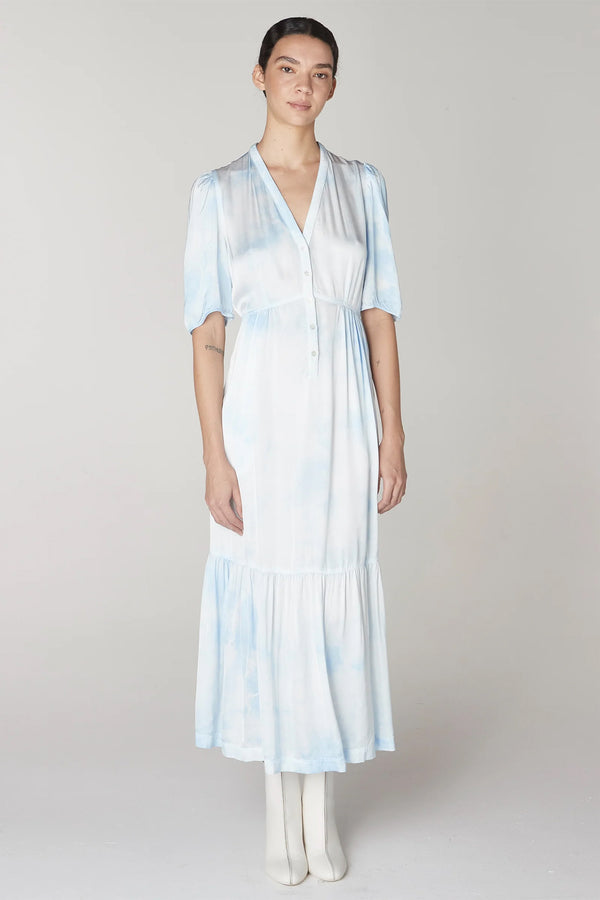 Raquel Allegra | Perfect Dress in Blue Water | Shop Ron Herman