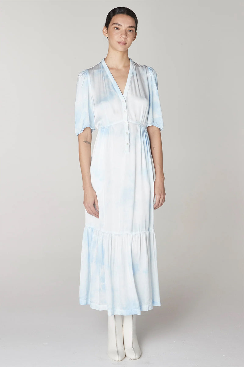 Raquel Allegra | Perfect Dress in Blue Water | Shop Ron Herman