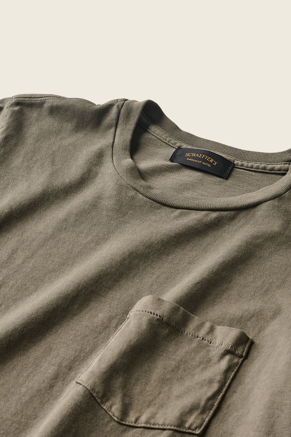 Schaeffers Garment Hotel Ringspun Pocket Tee