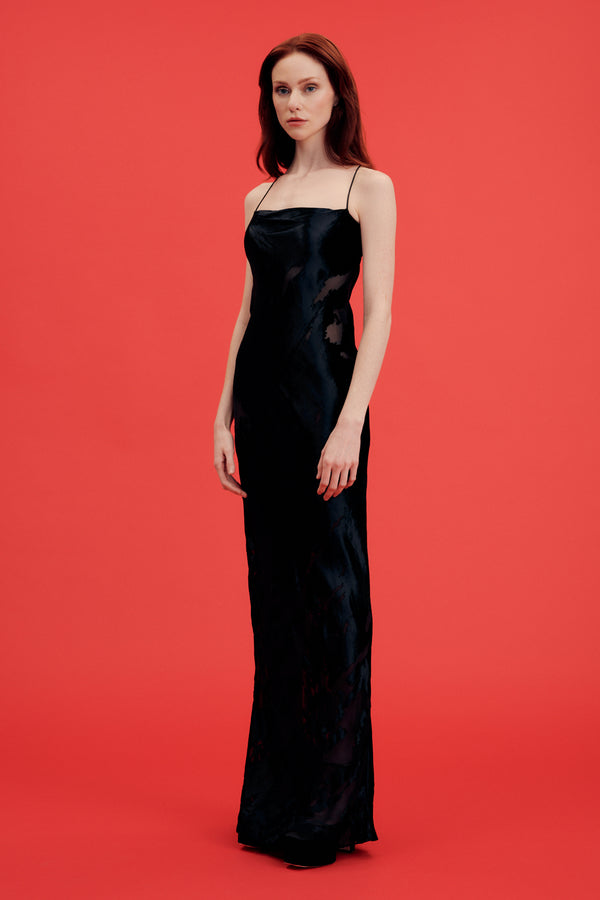 THE SEI Cowl Bias Gown