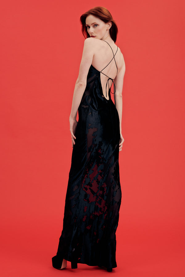THE SEI Cowl Bias Gown