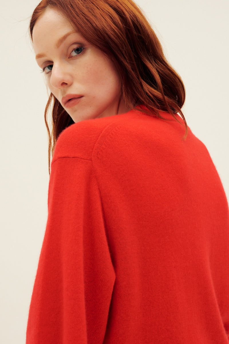 TIBI Feather Weight Cashmere Oversized Easy T-Shirt