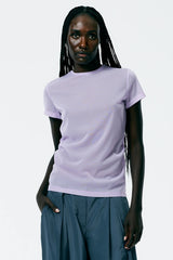 Sheer Gauze Baby T-Shirt in Dusty Lavender