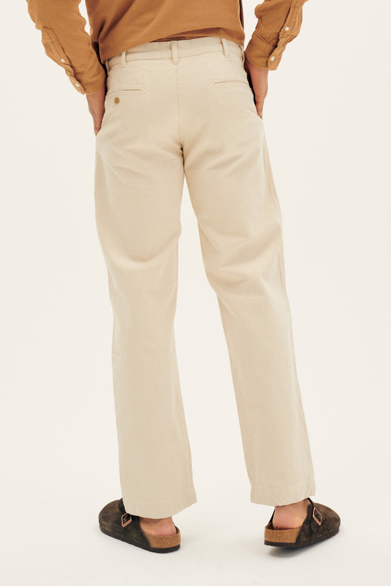 Natural Undyed Canvas Pant