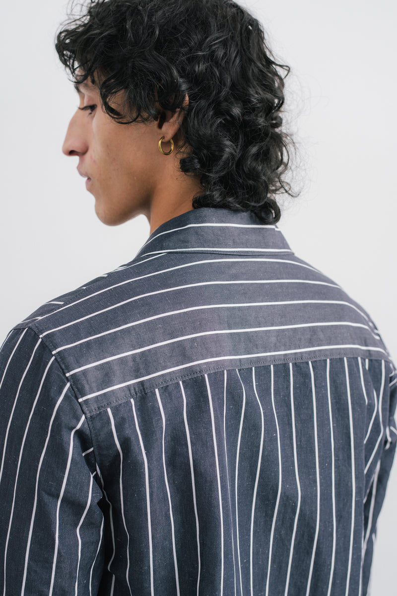 A Kind Of Guise Bosa Shirt in Sea Stripe