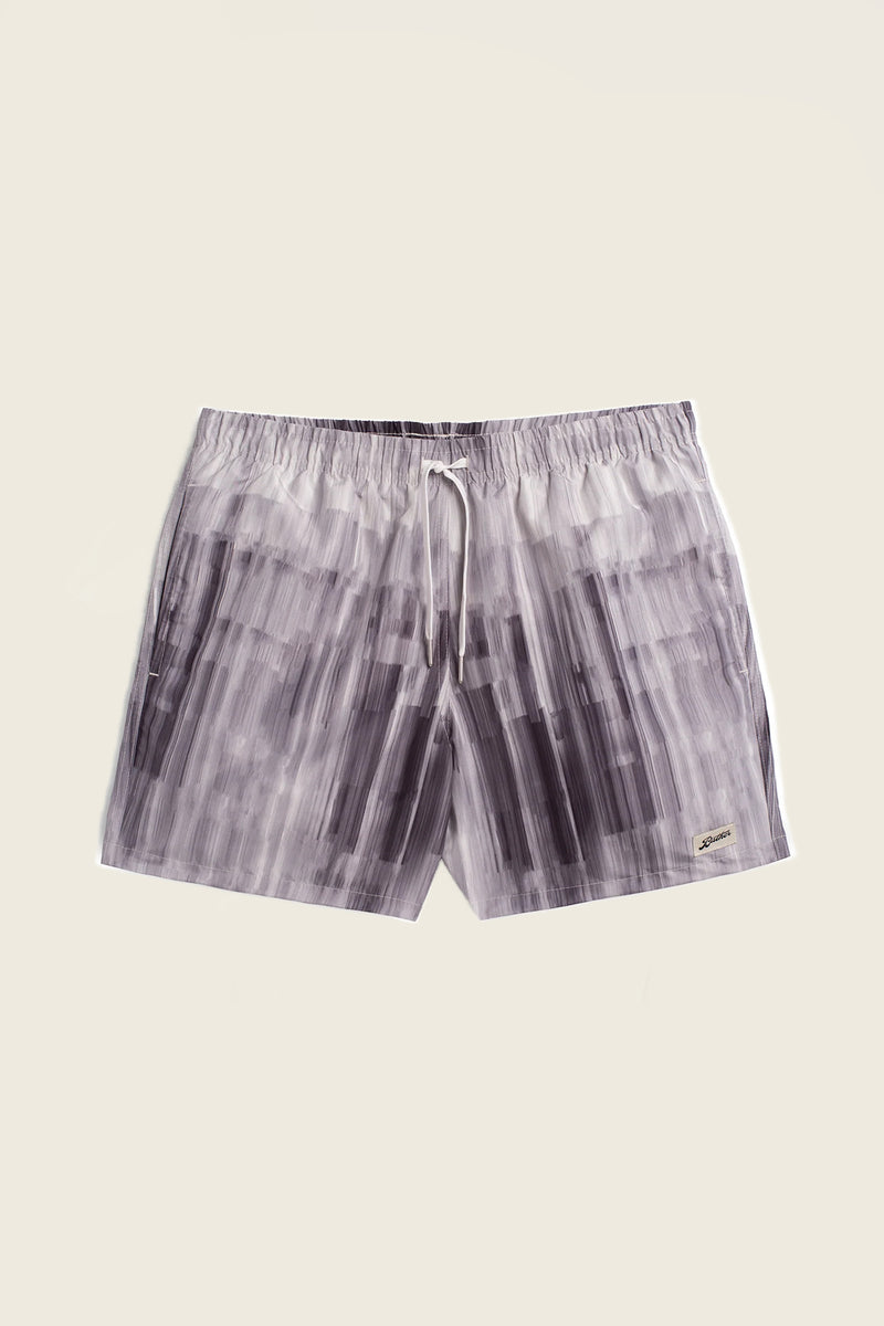 Bather Grey Glitch Swim Trunk