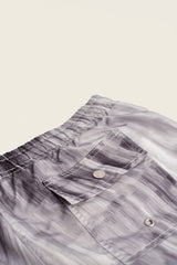 Bather Grey Glitch Swim Trunk