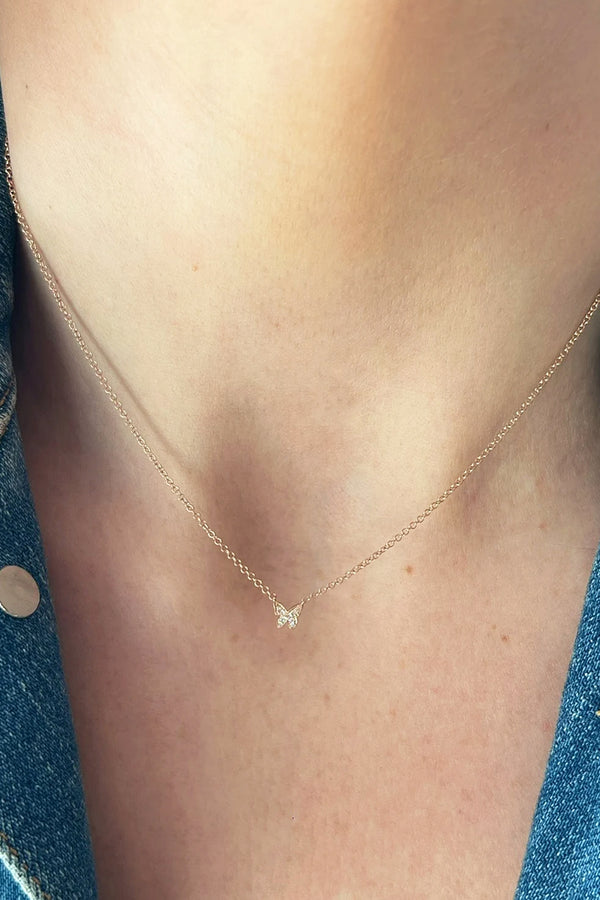 Baby Dia Butterfly Necklace
