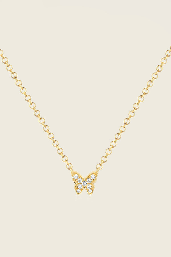 Baby Dia Butterfly Necklace
