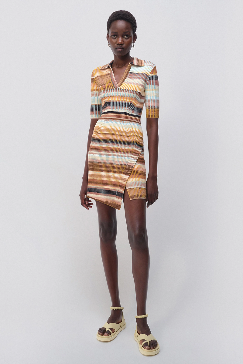 Solana Polo Mini Wrap Dress