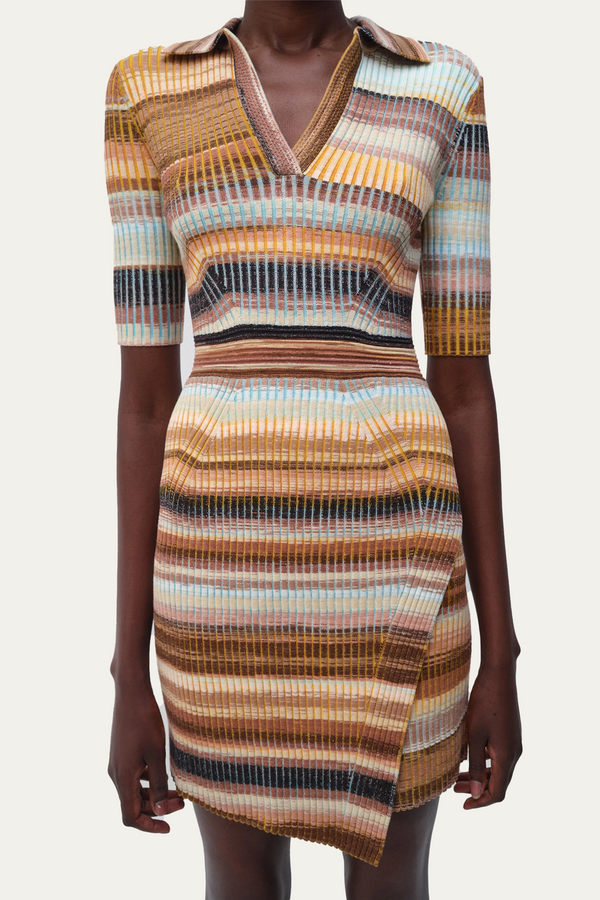 Solana Polo Mini Wrap Dress