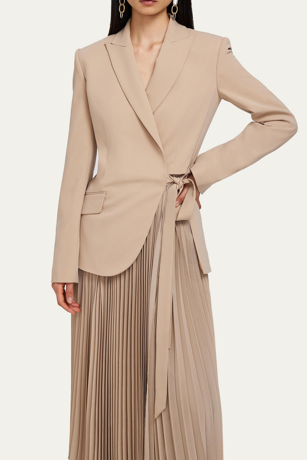 Jonathan Simkhai Ambretta Combo Blazer Dress
