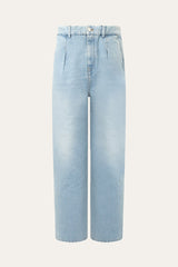 LOULOU STUDIO Attu Wide Leg Denim Pants