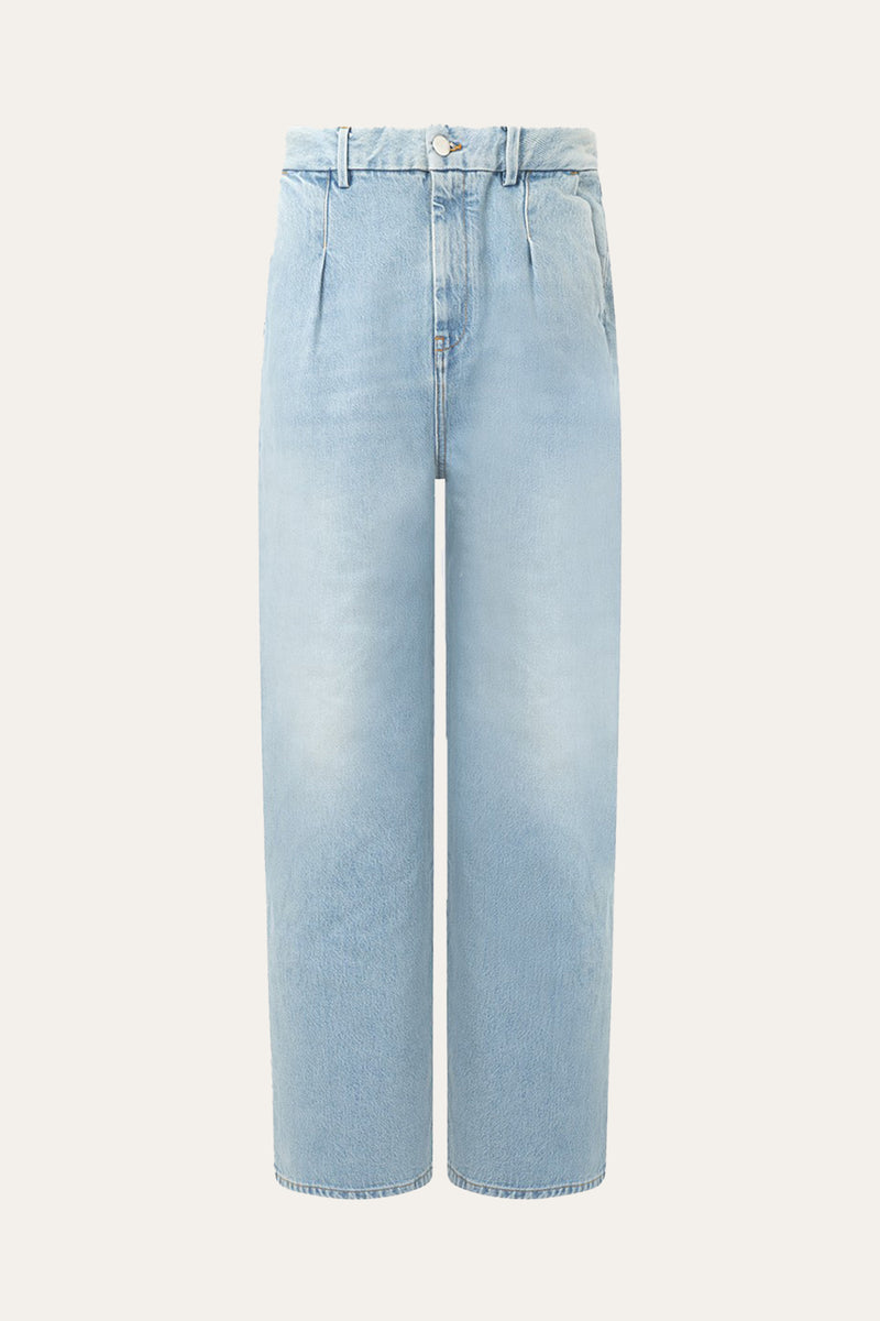 LOULOU STUDIO Attu Wide Leg Denim Pants