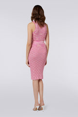 Slub Viscose Blend Pencil Skirt