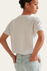 Mother The Grab Bag Crop Tee St. Barts
