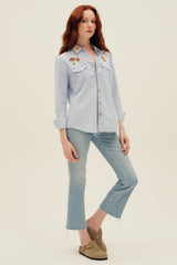 Mother The Hustler Ankle Fray Jeans in Home On The Range