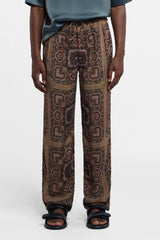 Demis Drawstring Waist Pants in Paisley