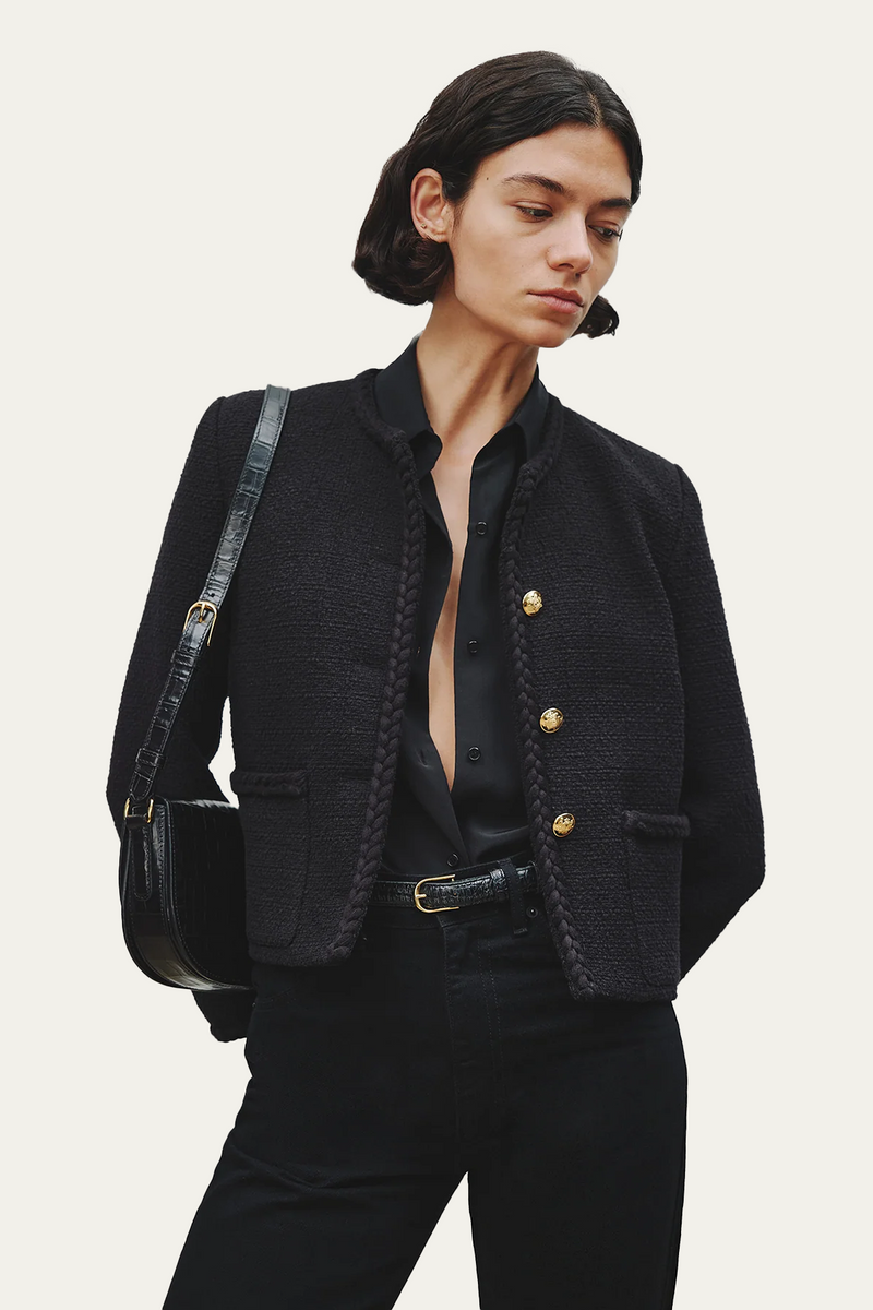Nili Lotan Romy Cropped Jacket
