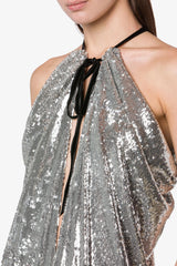 Sequin Dress With Slit
