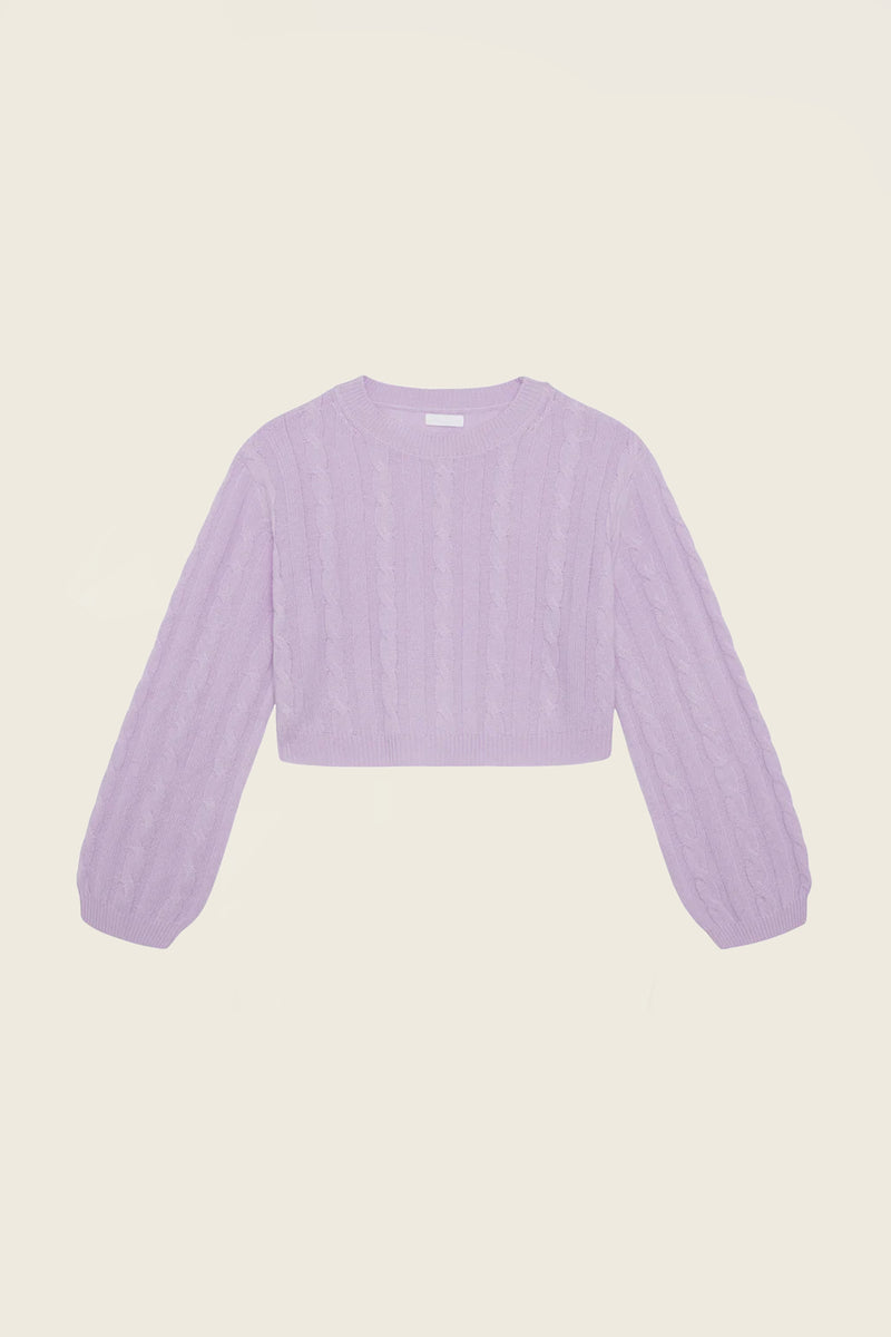 Emmanuel Cable Knit Sweater in Prism