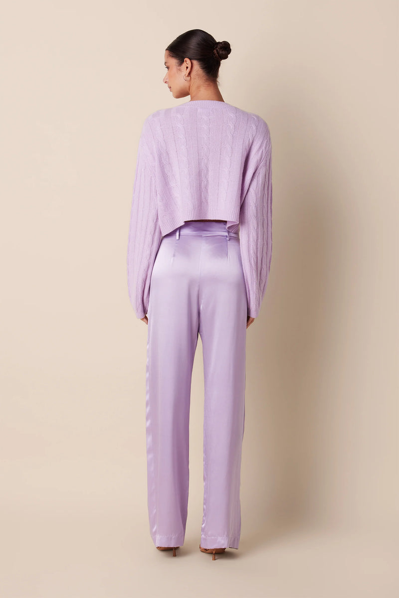 Emmanuel Cable Knit Sweater in Prism
