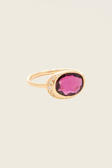 The Alice Rhodolite Ring