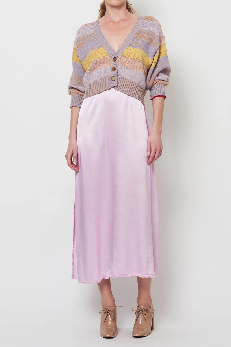 Kirstie Cardigan Yellow Lavender