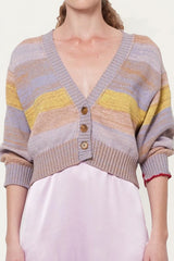 Kirstie Cardigan Yellow Lavender