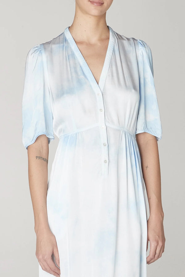 Raquel Allegra | Perfect Dress in Blue Water | Shop Ron Herman