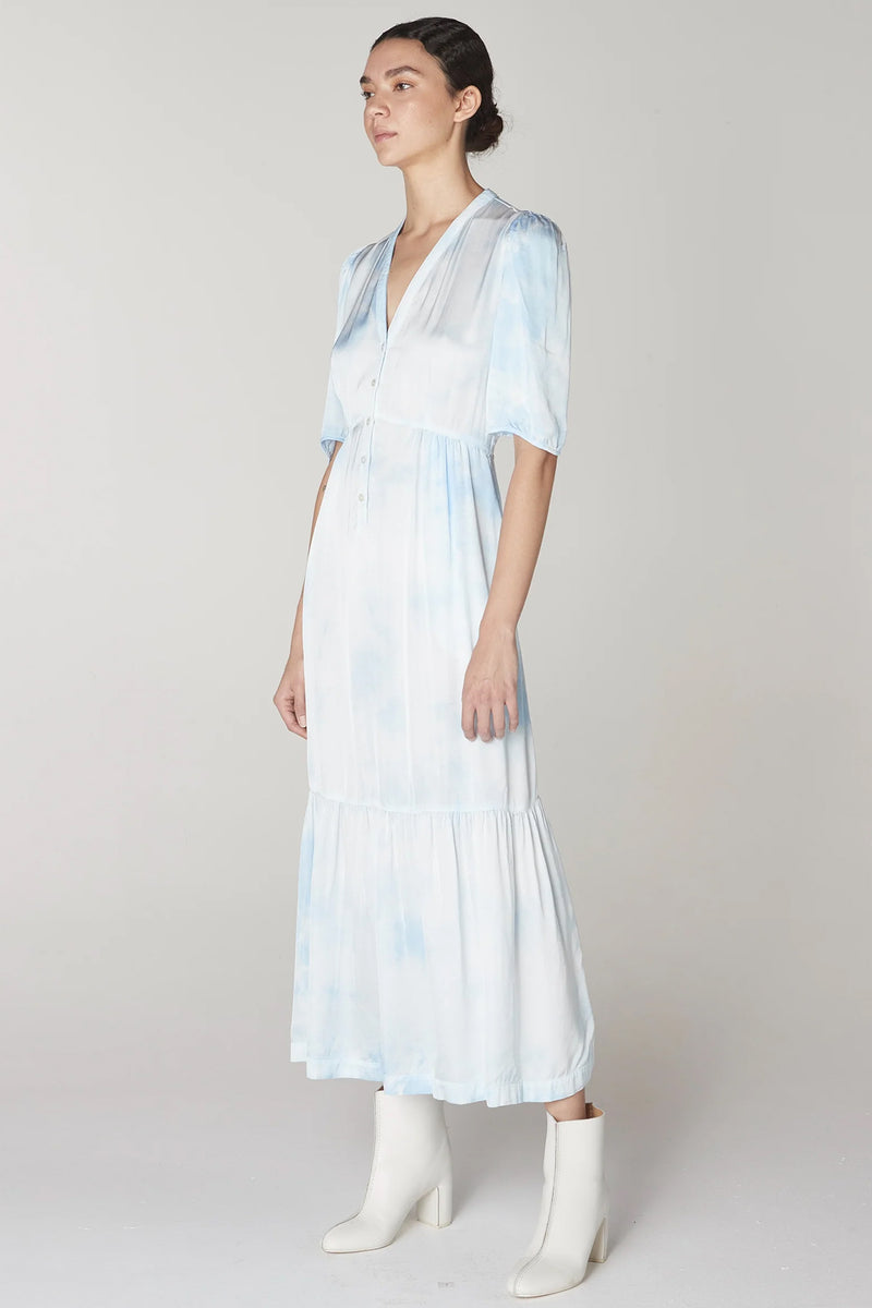 Raquel Allegra | Perfect Dress in Blue Water | Shop Ron Herman