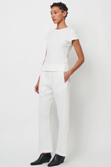 Spencer Pant in Washed White